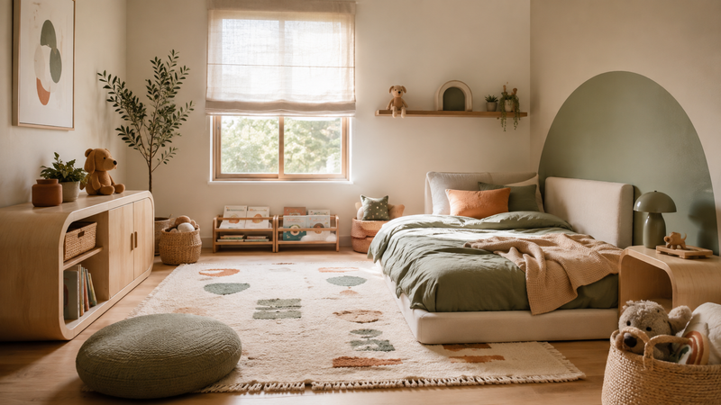 Chambre d’enfant bohème : un univers naturel et sûr