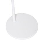 Lampadaire arc blanc fibres naturelles salon – Ø50 cm
