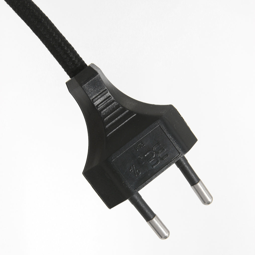 Lampadaire bambou noir moderne pour salon – Ø50 cm