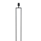 Lampadaire bambou noir moderne pour salon – Ø50 cm