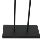 Lampadaire bambou noir moderne pour salon – Ø50 cm