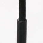 Suspension en bambou ajouré et métal noir pour salon – Ø60 cm