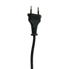 Lampadaire métal noir mat avec abat-jour conique or intérieur – H154 cm
