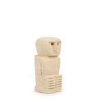 Statue décorative en grès – Silhouette anthropomorphe – H12 cm
