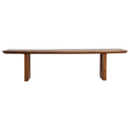 Banc en bois de manguier brun angles arrondis salle à manger – 180 cm