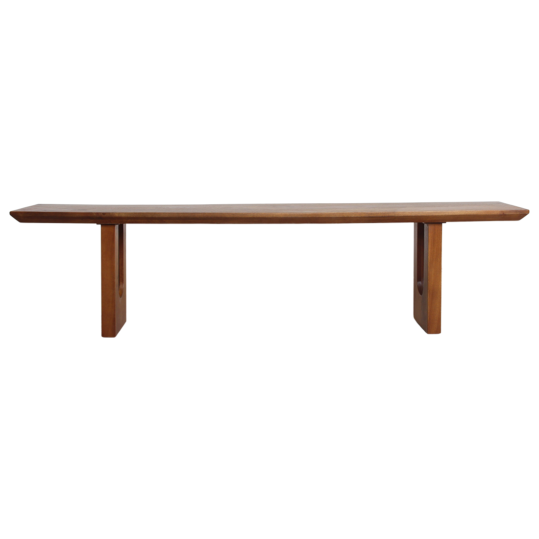 Banc en bois de manguier brun angles arrondis salle à manger – 180 cm