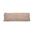 Kissenbezug rechteckig aus Baumwolle in Beige - 35x100 cm