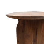 Esstisch aus Mangoholz in Braun mit abgerundeten Formen – 200x90 cm
