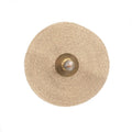 Applique murale ronde en rotin tressé et laiton naturel, diamètre 46 cm