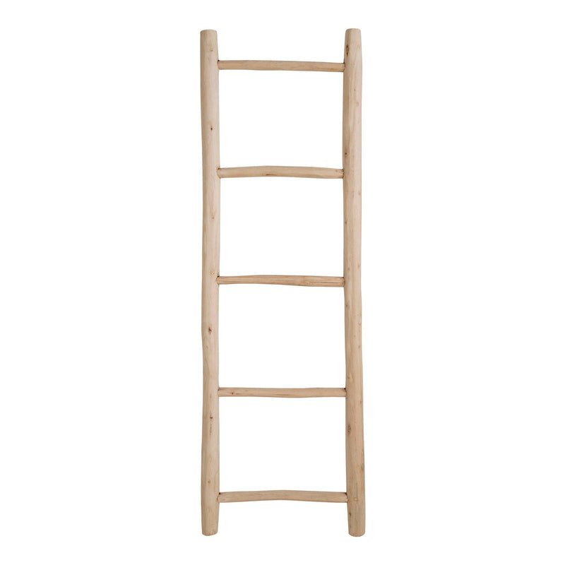 Échelle décorative en bois de teck naturel 50x150 cm