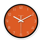 Horloge murale terracotta