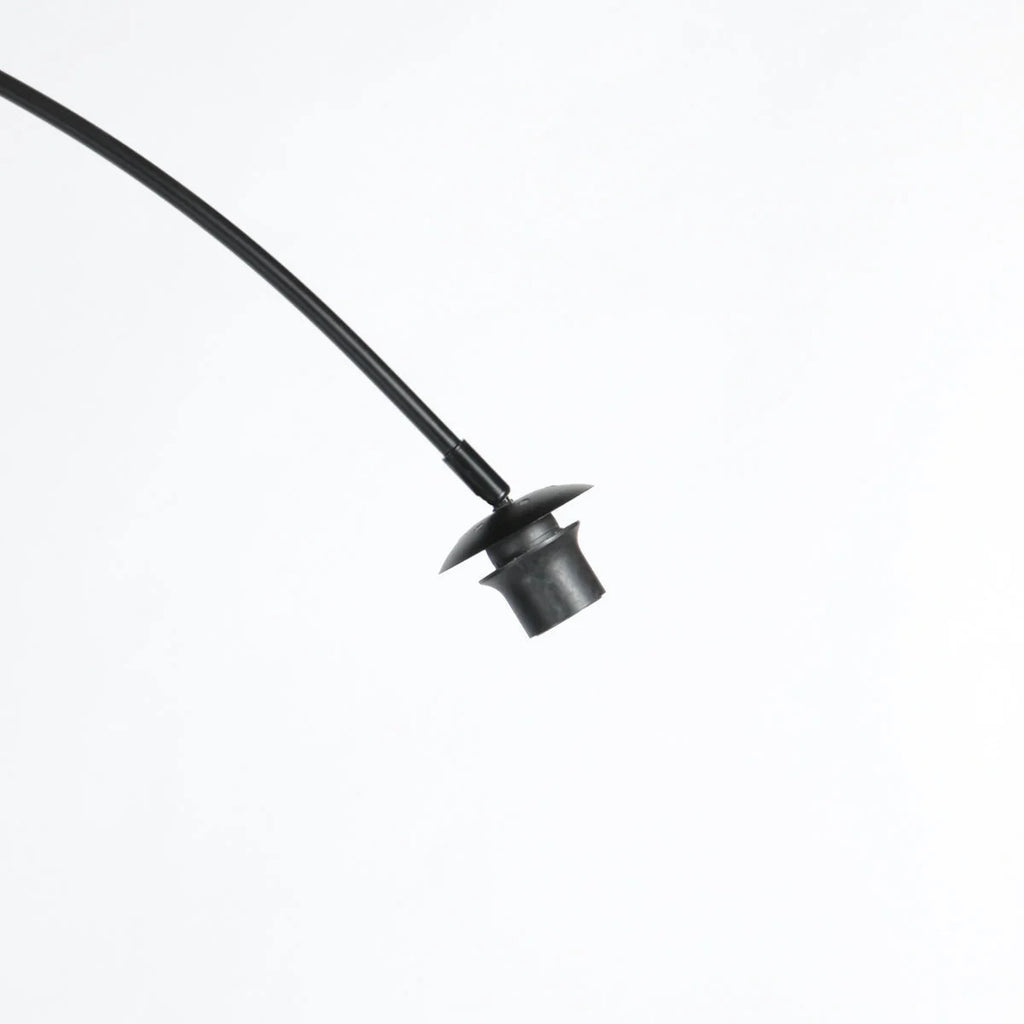 Bouchon de câble en plastique noir pour lampadaire arc métal noir H190 cm