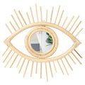 Miroir rotin œil