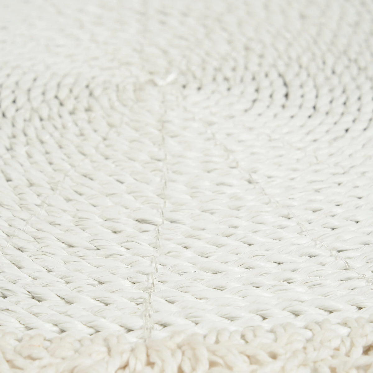 Set de table rond en macramé coton