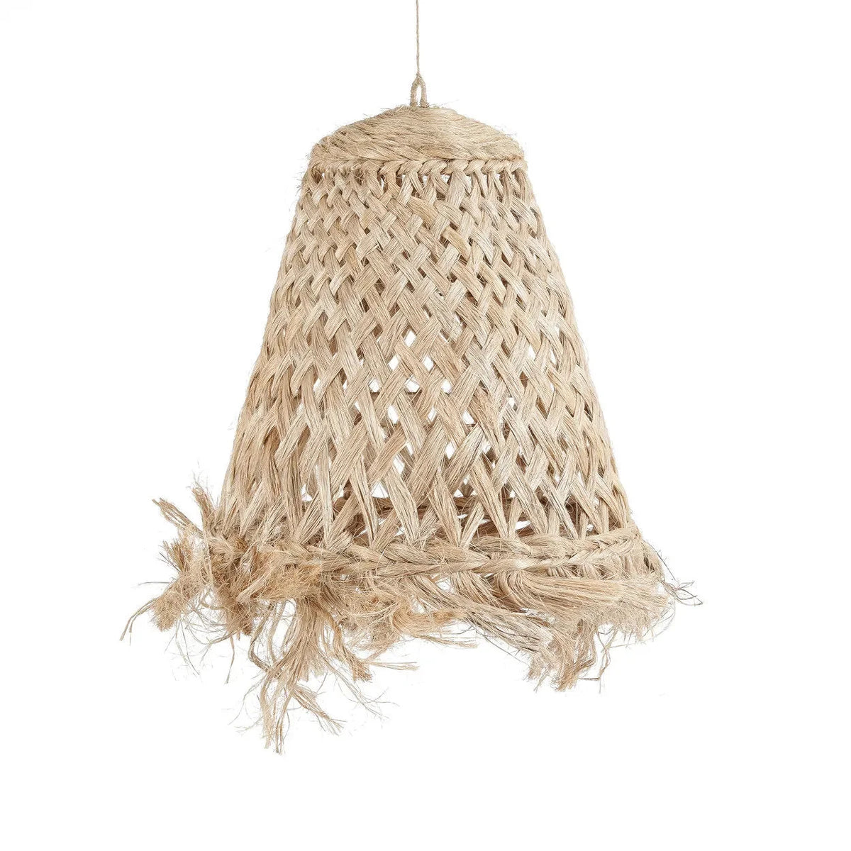 Suspension conique en abaca - Ø53 cm