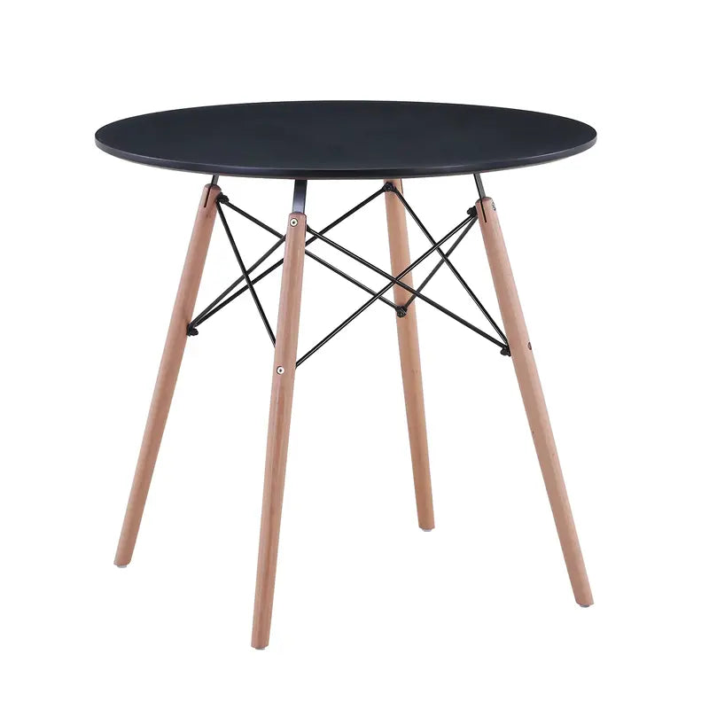 Table ronde de cuisine en bois