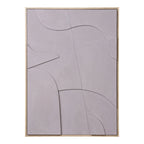 Toile en relief sable 50x70 cm